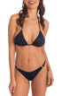 Triangel-Bikini Strass Blau PIN-UP STARS
